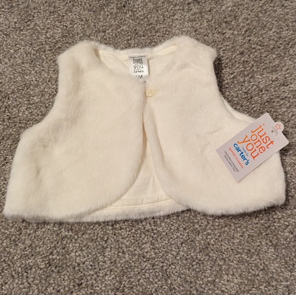 White Vest for Baby - Picture 1 of 3